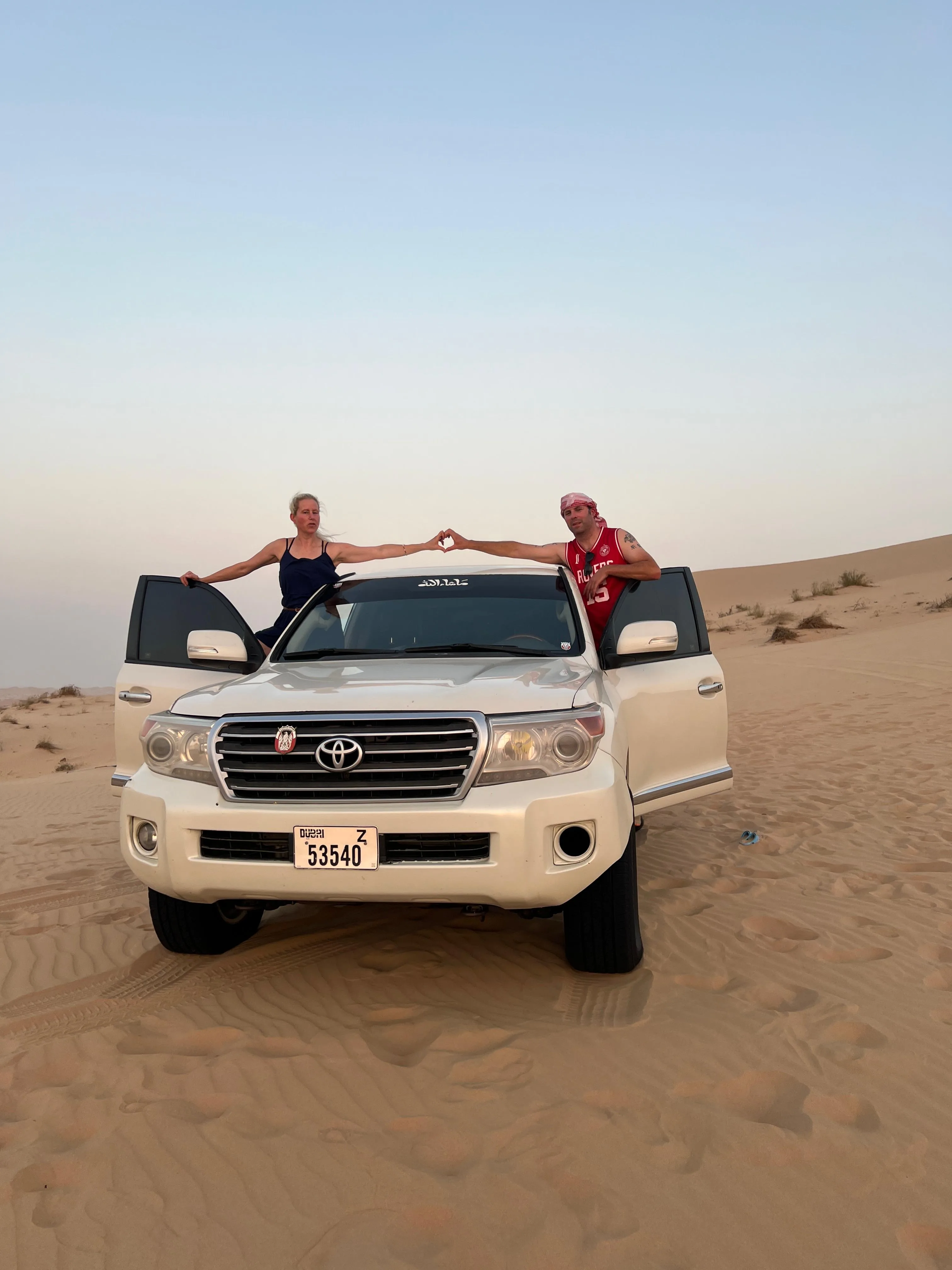 Desert camp near Abu Dhabi